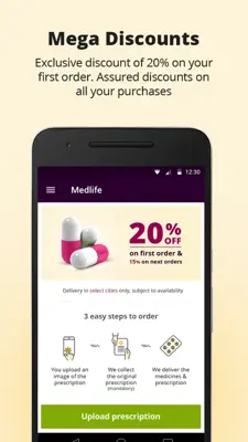 Medlife android App screenshot 2